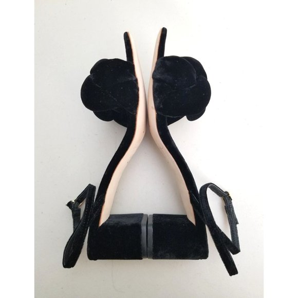 Loeffler Randall Avril Mid Heel Braid in Black Size 7 - Picture 4 of 5